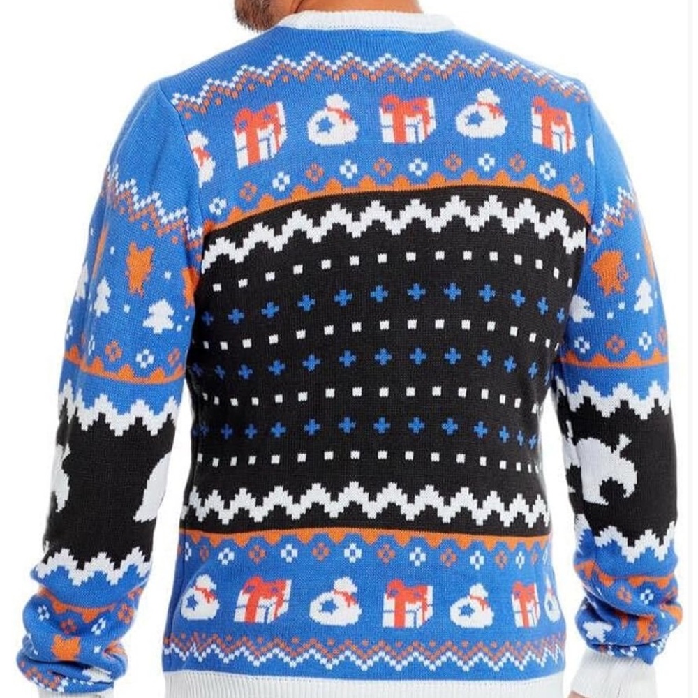 Geeknet Animal Crossing Tom Nook Holiday Ugly Sweater Size:2X - Picture 5 of 6